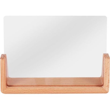 ALLIANDISCadre photo en acrylique en forme de U en bois massif pour bureau/chambre - 7 pouces (1/4)