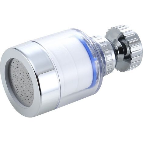 Lot de 2 Embouts Mousseurs pour Robinet, Filtre à Eau de Cuisine, Adaptateur de Bec avec Filtration, Compatible avec Robinets Standard, Purificateur d'Eau Économique (1/5)