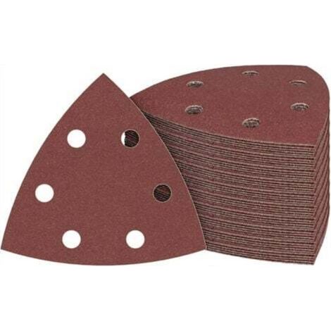 100 Pièces Delta-Triangles Ponçage Papier Abrasif Pour Ponceuse 93 x 93 x 93 mm Papier Ponceuse Triangulaire 150 Grain Disques Abrasifs pour Ponceuses-DOU