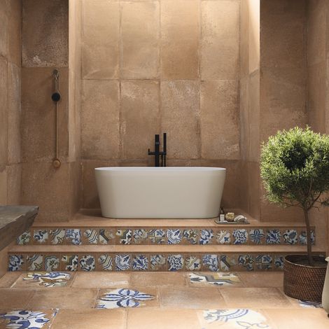 Carrelage Effet Terre Cuite ANTICO CASALE 20x20 cm Cotto Mix (1/5)