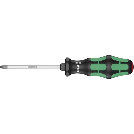 Tournevis pour vis Phillips, PH 3 x 150 mm, Noir/vert (1/5)