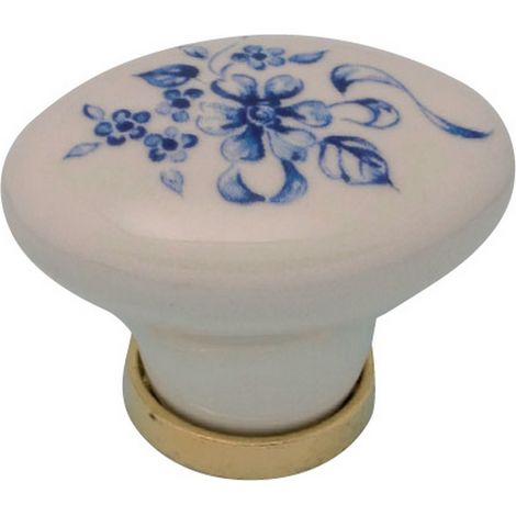 25PZ POMOLO PORCELLANA OVALE CON BASE FIGURA 7 MM.35X25 (1/2)
