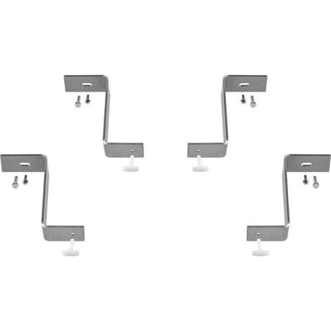 Gessi kit de fixation, chromé, R3772031, R3772031