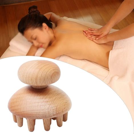 Outil de massage en bois pour le remodelage corporel, masseur portatif en bois, grattoir anti-cellulite pour madérothérapie-AquaForge