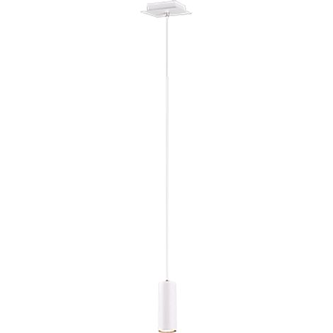 Lampada Sospensione Interno 3W GU10 Cilindro Bianco Marley GD Trio (1/3)