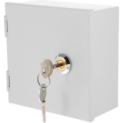 Boîtier Étanche Acier Inoxydable pour Prises Électriques Extérieures avec Serrure et Clé Protection Vol et Éclaboussures pour de Recharge et Interrupteurs (1/5)