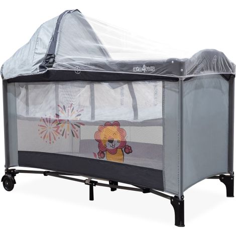 Aga4Kids Lettino da viaggio MR6671 Grigio chiaro
