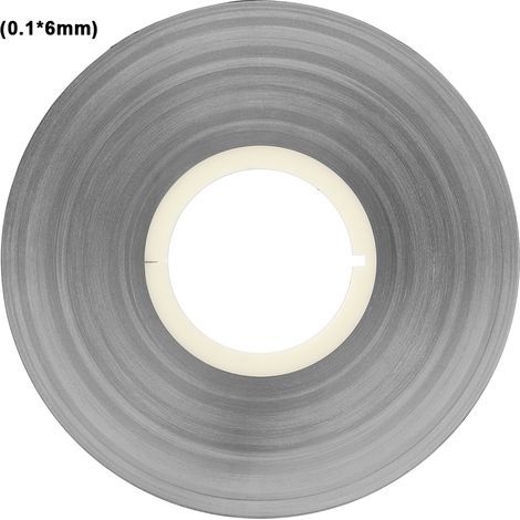 Ruban de soudure nickelé 0.1mm pour batteries, bobine de 1KG (6mm de large) (1/5)