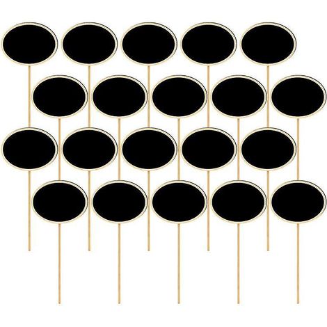 Lot de 20 panneaux ardoise pour jardin, pelouse et terrasse (1/3)