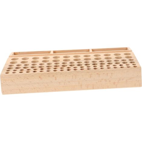 Porte-outils pour Travail Cuir Support Outils Cuir Table Outils Étagère Rangement Assemblage Boîte Bois (1/5)