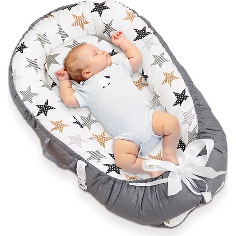 1 lit bébé en coton, portable et démontable, adapté aux nouveau-nés, environnement naturel, usage intérieur (1/5)