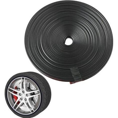 Outil de mécanicien, anneau de protection de jante de 8 m, autocollants pour jantes de voiture, décorations pour jantes de voiture, bandes adhésives pour jantes de voiture, anneau de protection pour r (1/5)