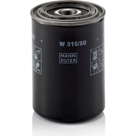 Filtre à huile type vissé Mann Filter W816/80