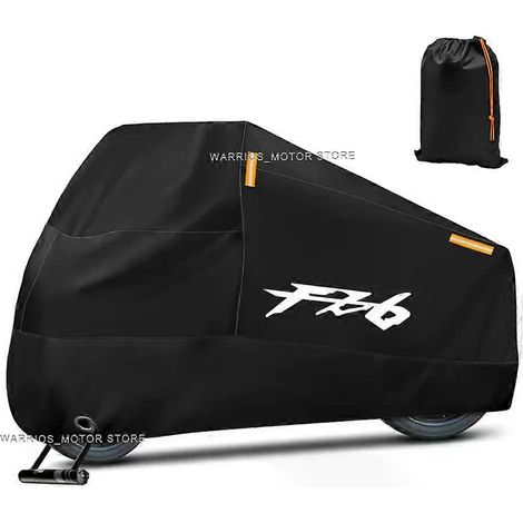 Housse de moto unique, imperméable et résistante aux UV, à la poussière et à la pluie, pour scooter Yamaha FZ6 FZ-6 ZF6N FZ6R FAZER, toute l'année. Protection UV et contre la poussière. (1/5)