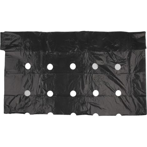 10m x 0.95m Polythene Mulching Film Perforated Plant Cover Anti Grass Ground Cover with Planting Holes Garden Vegetable Protection 10m x 0.95m (10m x 1.35m) (1/5)