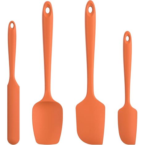 Lot de 4 Spatule, Résistant à la chaleur 315℃, Silicone sans BPA, Antiadhésive Flexible, Pour Cuisson et Pâtisserie (1/5)