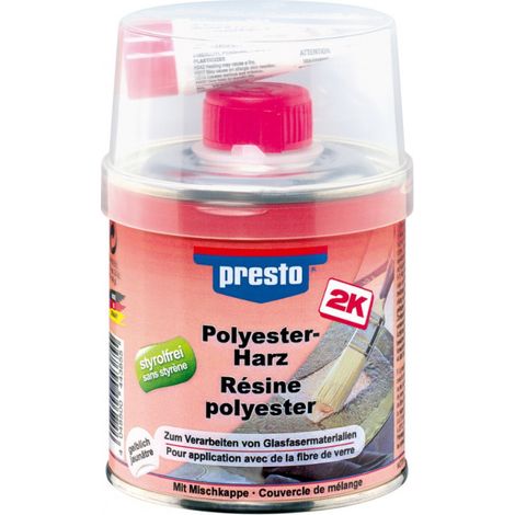 Résine polyester 250 g - Presto (1/5)