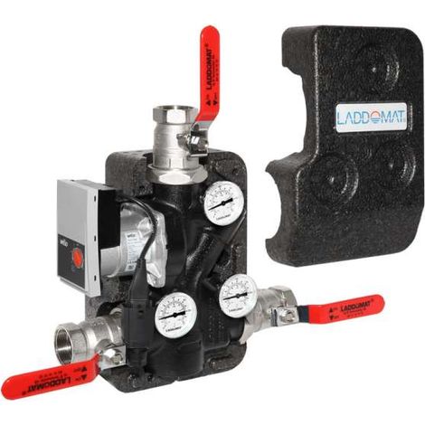 Laddomat 21-100 mit Isolierung und Wilo Yonos Para 25-7/5 72°C 3 x 1 1/4'' IG 50 bis 80 kW 11214171 (1/2)