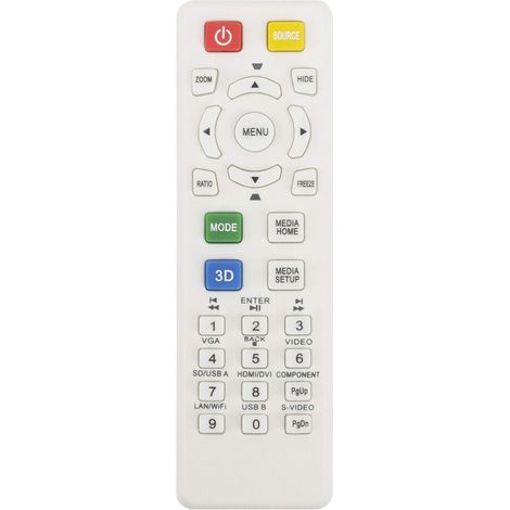 Sostituzione del telecomando per proiettore X115 X125H X135WH H6517ABD D602 D622DE145F EV-S62 HE-801K V31S X124PH X134PWH