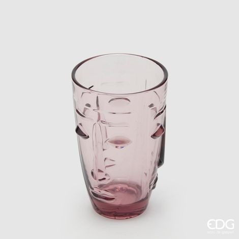 EDG Bicchiere Faccia Longdrink Rosa H 13 D 8 (1/3)