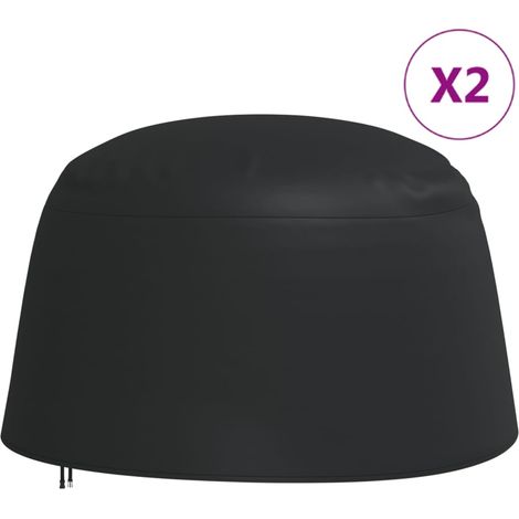 Cubiertas sillones colgantes 2 uds tela Oxford 420D Ø190x115 cm vidaXL (1/5)
