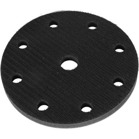 Polisseuse pneumatique/électrique sous vide, coussinet éponge universel, plateau de ponçage abrasif perforé de 15 cm (6 pouces) avec fixation Velcro (1/5)