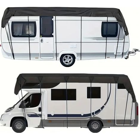 Cubierta de techo impermeable Oxford 210D de 9,5 x 3 m para caravana (1/5)