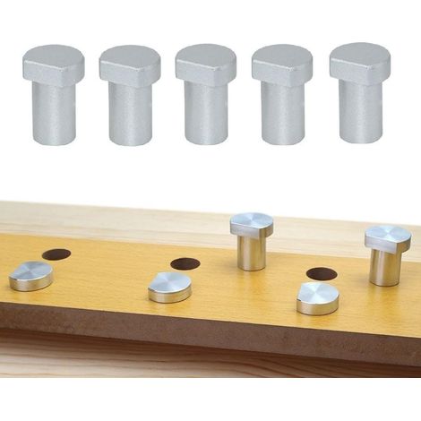 Lot de 5 tenons de bureau en alliage d'aluminium pour le travail du bois, (1/5)