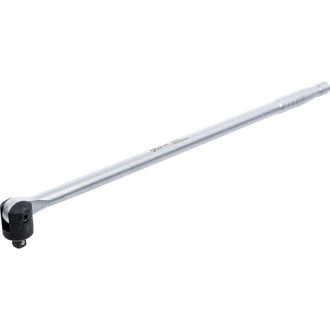 1 - Clé à cliquet - Acier chrome-vanadium - Profil carré mâle 10 mm - Couple maximal 263 Nm - Pour mécanique générale - Argent - 450 mm (1/5)