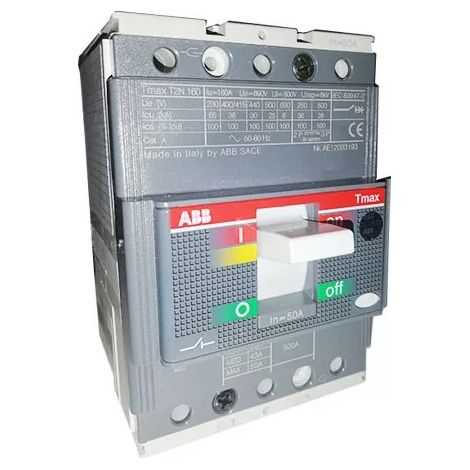 ABB 1SDA050955R1 Interruttore automatico Tmax T2 MCCB 50A 3P 36kA