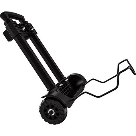 Chariot à main, Capacité de poids maximale 50 lbs, Hauteur de poignée réglable de 18,11 à 37,80 pouces, Dimensions repliées 11,81 x 14,37 x 18,11 pouces, Design léger 3,42 lbs, Roues à double roulemen (1/5)