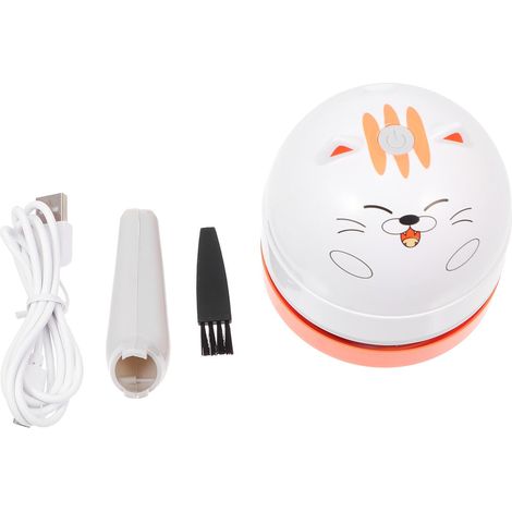 Aspirateur Portable sans Fil Orange 1200ma en Abs pour Nettoyage Profond et Collecte de Poussière Coins Morts et Interstices de Fenêtre (1/5)