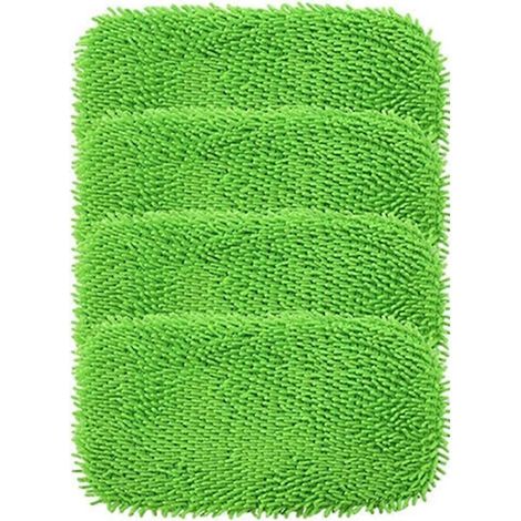 Für Swiffer-Wischmopps, saugfähiges Ersatzpad für Flachmopps, für Nass- und Trockennutzung, drehbares Doppelpad. (1/5)
