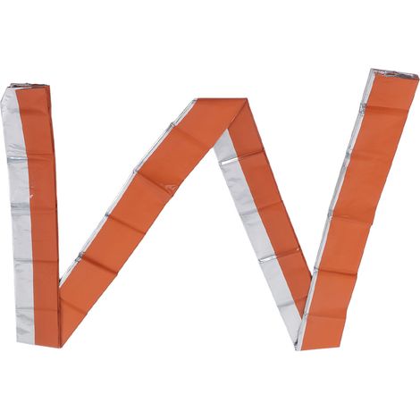 Couverture de survie coupe-vent, imperméable et thermique pour le camping et la randonnée (orange) (1/5)