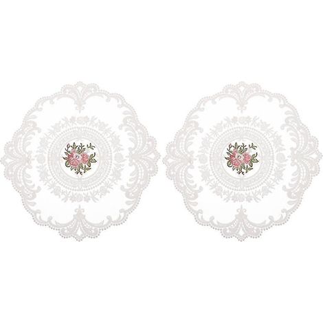2 praktische Platzsets aus Spitze