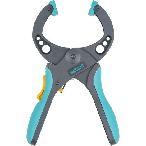 wolfcraft - Pince à Cliquet PRO - Ouverture 50 mm. Saillie 70 mm - Force de serrage max. 45 kg - réf. 3632000