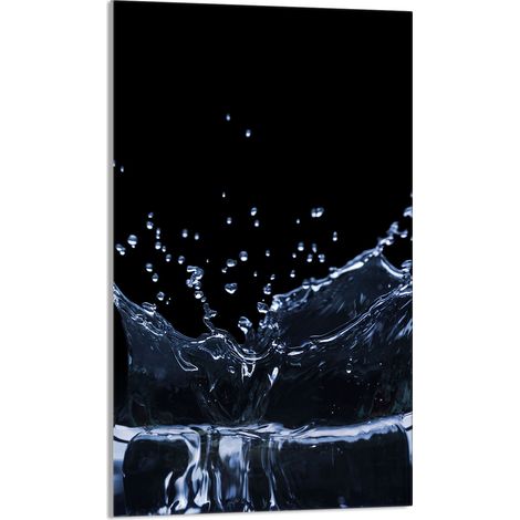 Planche à découper en verre 30x52 Eau (1/5)