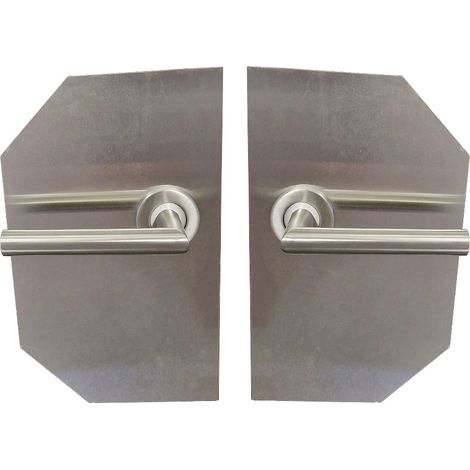 Maniglie per porte rettangolari con angolo VIF KLOSE besser Acciaio Inox 304 Senza rosette di funzione