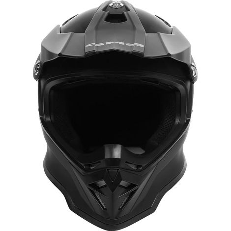 Casque Tout Terrain, Certifié DOT, Design Résistant aux Chocs, noir, XL (1/2)