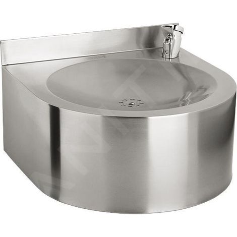 Sanela - Fontaine à boire à suspendre 350x350 mm, inox SLUN 62 (1/2)