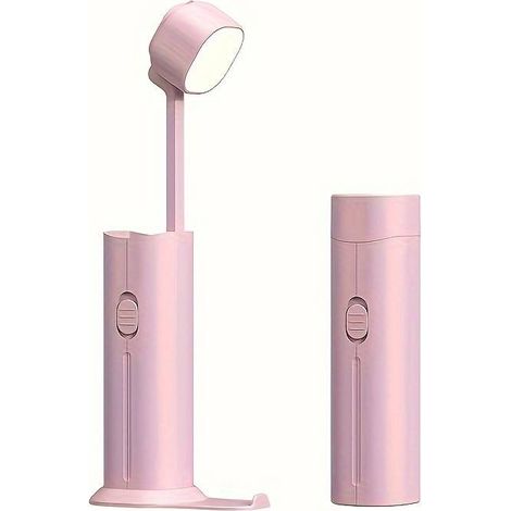 Lampe de table avec protection oculaire, petite lampe de table pour étudier et lire, veilleuse pliable pour chambre à coucher