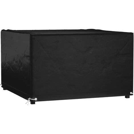 Garden Furniture Cover 8 Eyelets 125x125x75 cm Square vidaXL