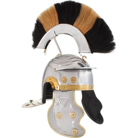 Teenpull – Römischer Soldaten-Helm Antik Replik für LARP Silbern Stahl (1/5)