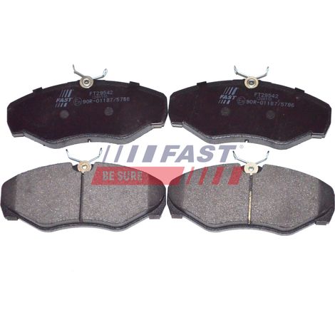 Pastiglie freno anteriori rapide FT29542 SENZA sensore (1/2)