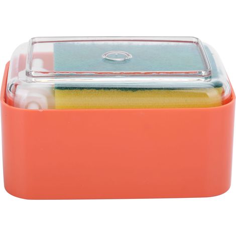 Distributeur de Savon Liquide Automatique à Pression pour Évier de Cuisine et Plan de Travail Rouge (1/5)