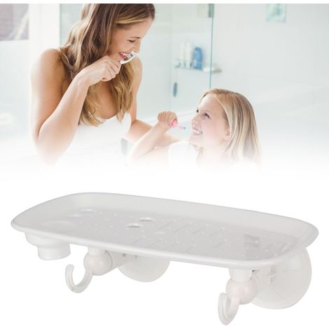 Selbstklebender Wandhalter für Zahnbürste und Zahnpasta, Badezimmer-Organizer (1/5)