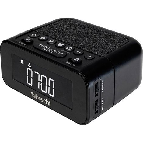Albrecht DR 451 Radio-réveil DAB+, FM fonction réveil noir (1/4)