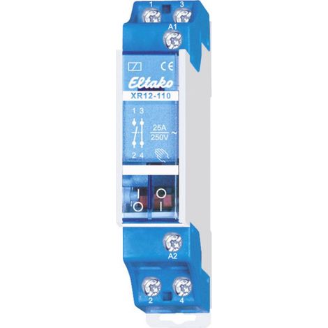 Contattore Eltako XR12-110-230V bianco 1,9W 230V