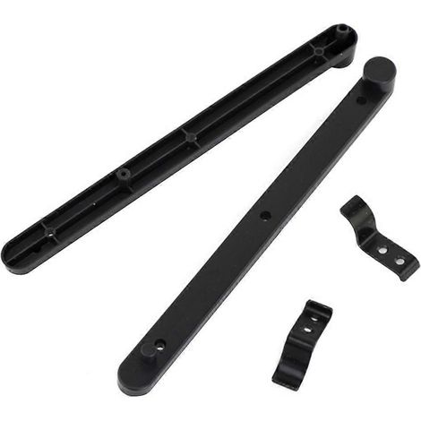 jeu de glissières de meuble, rail de guidage dissimulé pour porte relevable, support de glissière amortisseur (1/5)