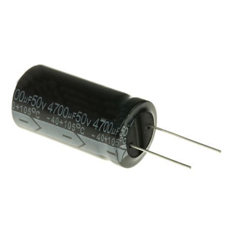 Condensateur RS PRO 4700µF, 50V c.c.